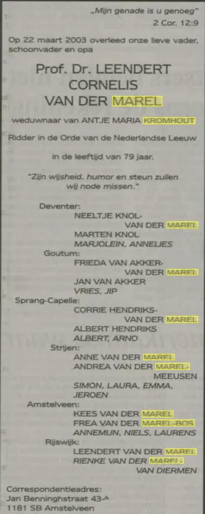 Leendert Cornelis van der Marel - Lawyer in Amsterdam, Amsterdam - Clearway Law