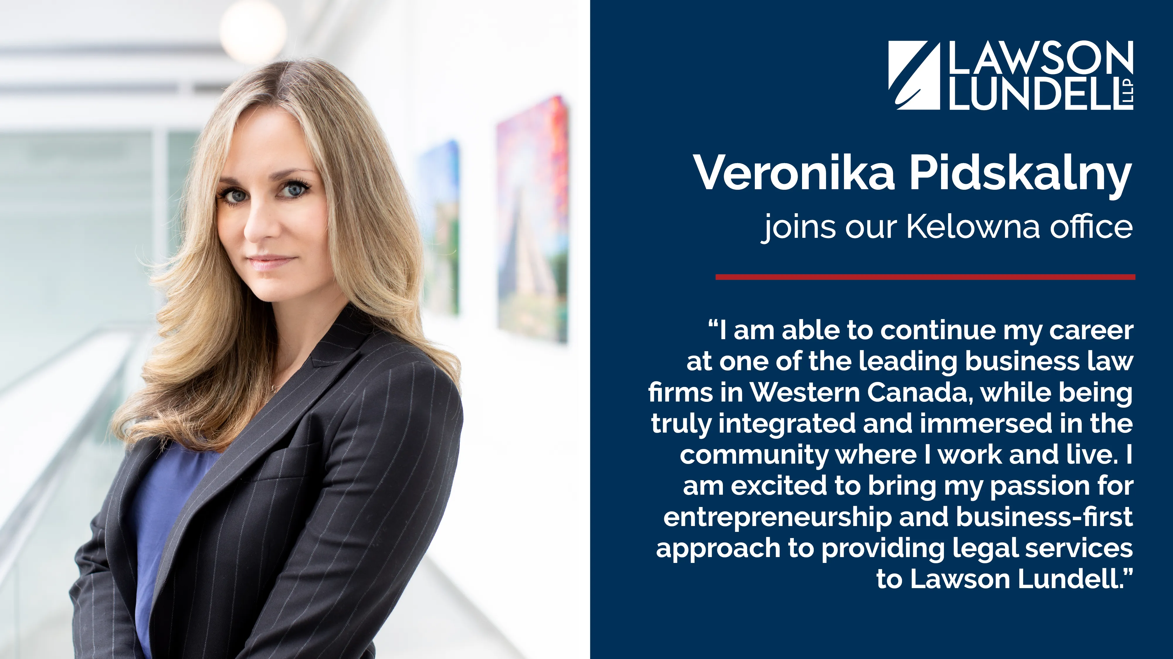 Veronika Pidskalny - Lawyer in Kelowna, British Columbia - Clearway Law