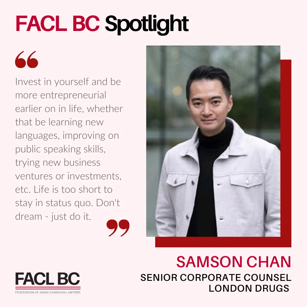 Samson Chan Lawyer in Richmond, British Columbia Clearway