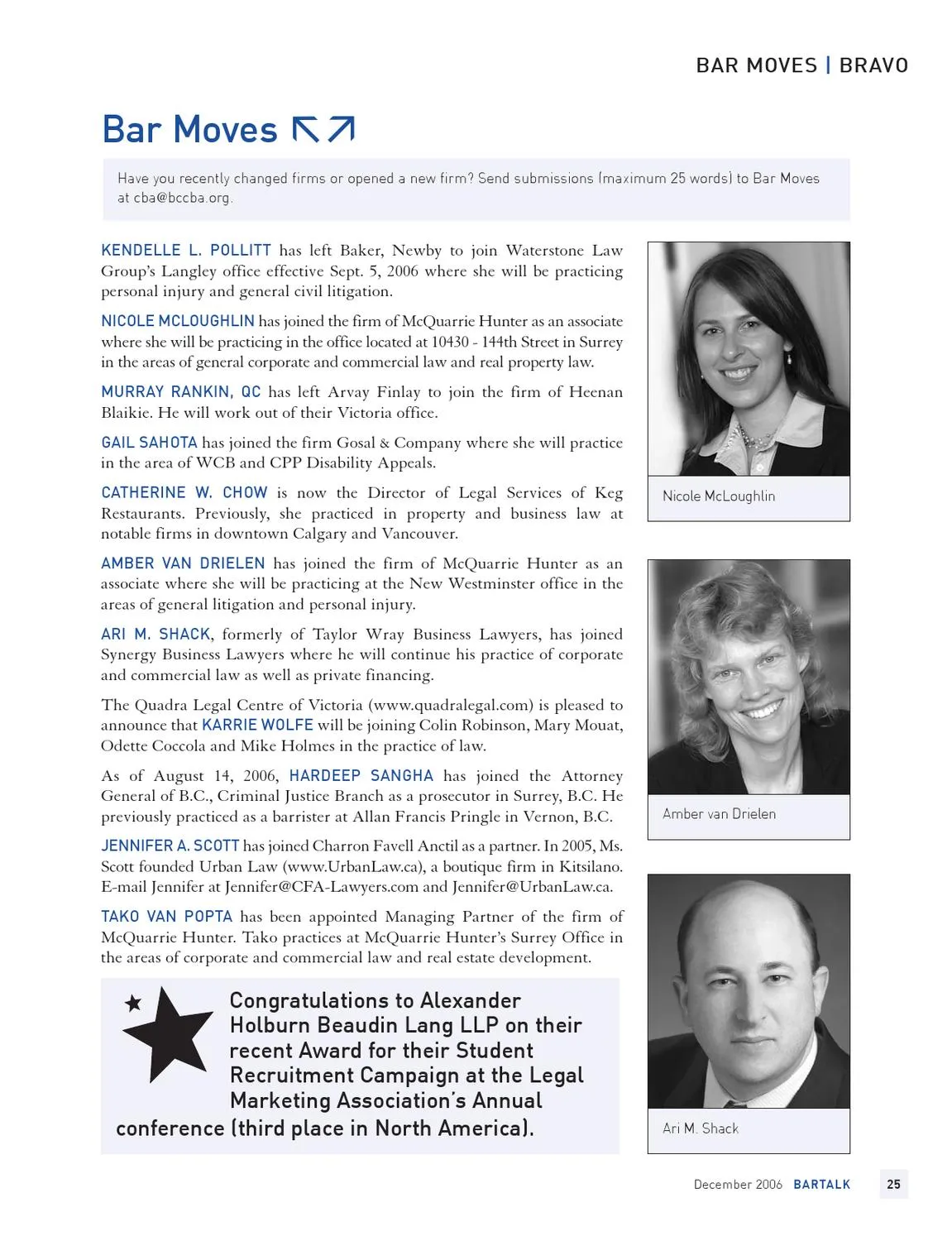 Karrie Wolfe - Lawyer in Victoria, British Columbia - Clearway Law