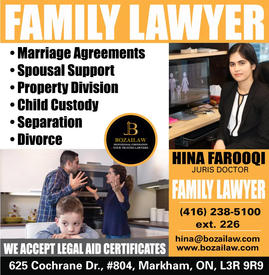 Hina Farooqi - Lawyer in Markham, Ontario - Clearway Law