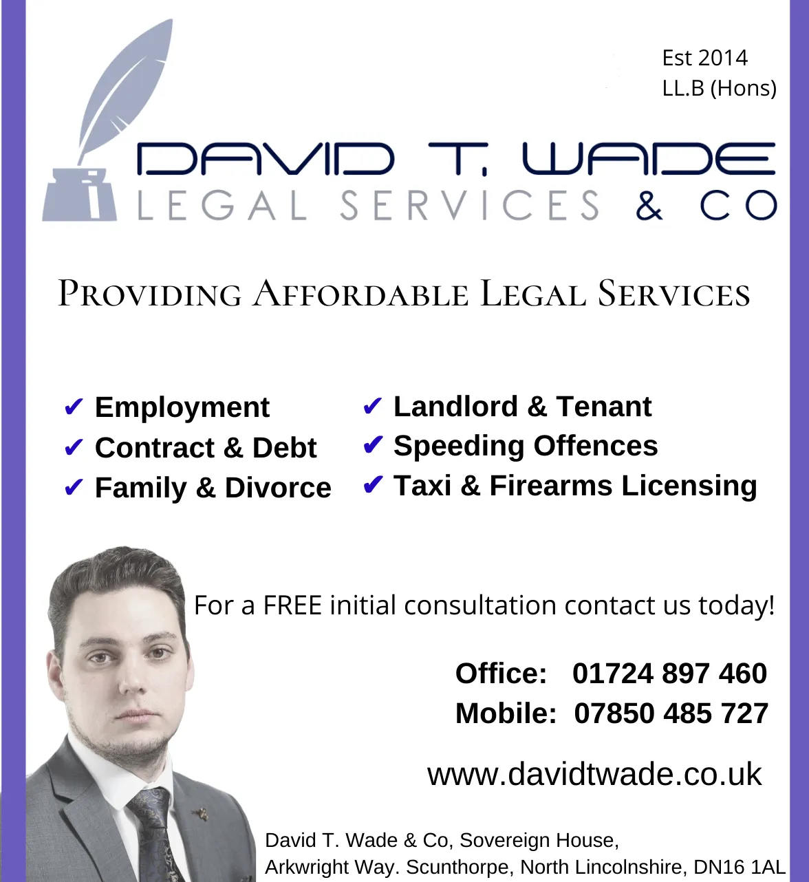 David Patrick Wade - Lawyer in Solihull, West Midlands - Clearway Law